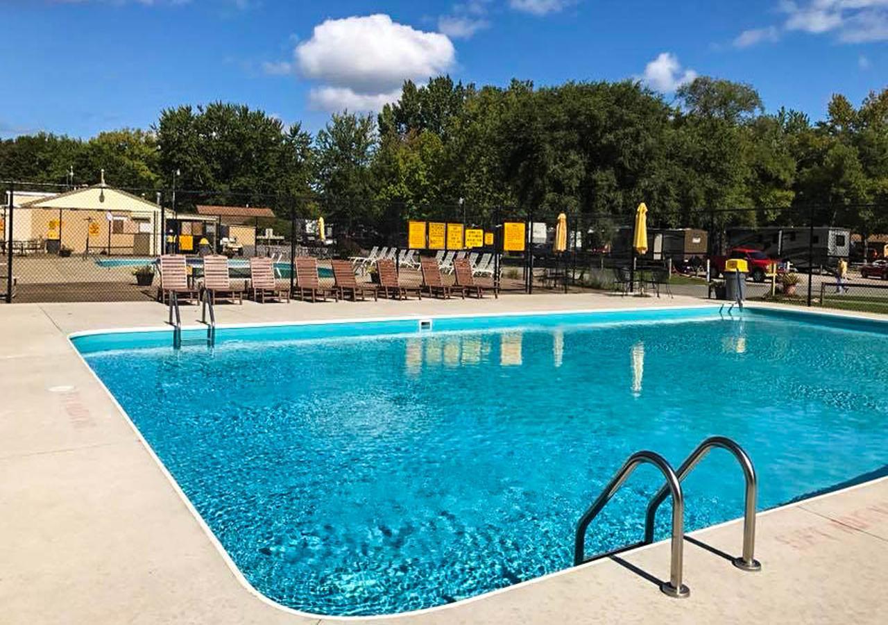 Hotel Sandusky Koa Holiday Campground Exterior foto